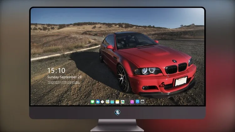 
宝马 E46 红色