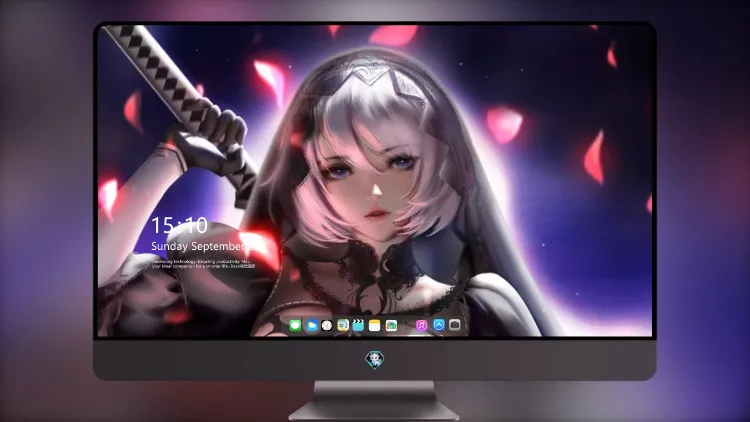 
新娘 2B 尼尔：机械纪元 艺术品