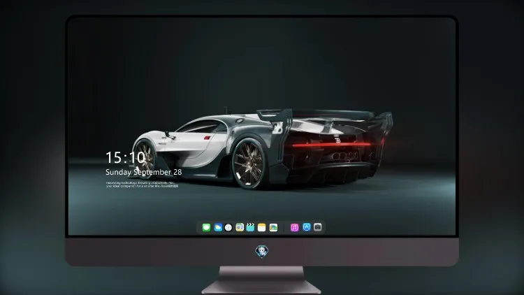 
布加迪 Chiron GT 后视图