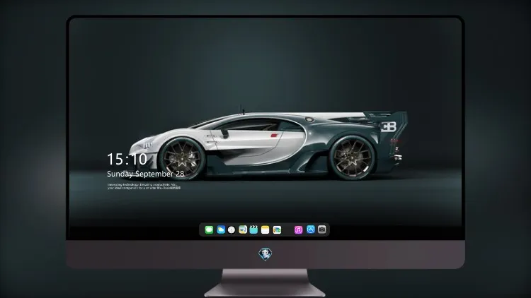 
布加迪 Chiron GT 侧视图