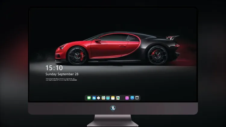 
布加迪 Chiron 侧视图 4k电脑壁纸