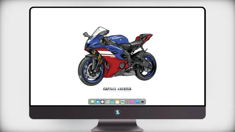 
美国队长 漫威 雅马哈 R6 跨界车