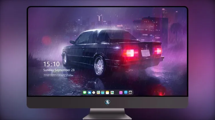 
汽车雨夜
