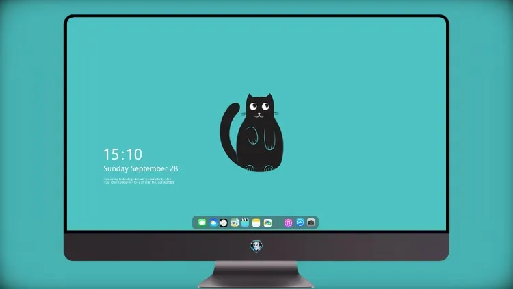
猫简约艺术 4k电脑壁纸