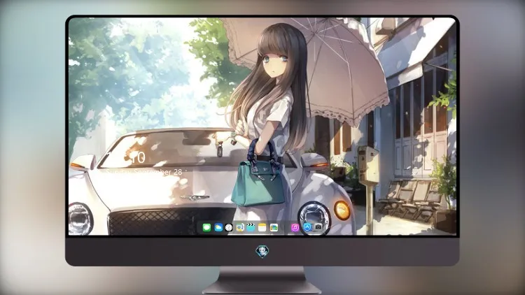 
经典动漫女孩打伞 4k电脑壁纸