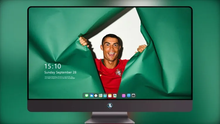 
克里斯蒂亚诺·罗纳尔多 (Cristiano Ronaldo) 葡萄牙肖像 2018