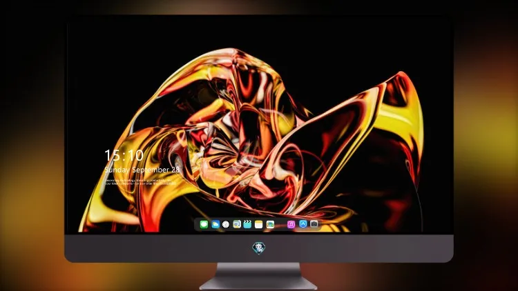 
水晶玻璃红5k壁纸