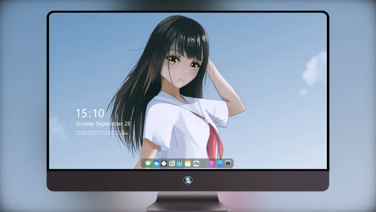 
可爱的动漫女学生 5k壁纸超清桌面屏保