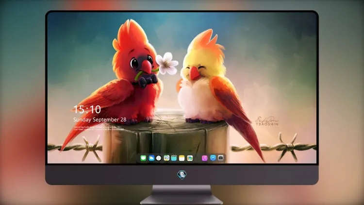 
可爱的小鸟浪漫 4k电脑壁纸