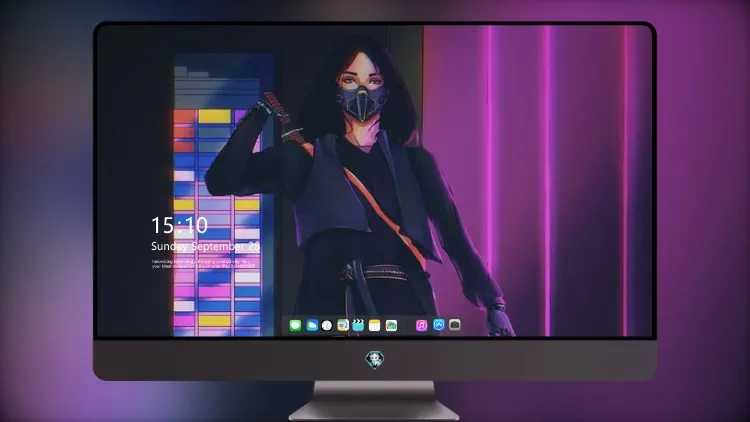 
网络面具女孩 4k电脑壁纸