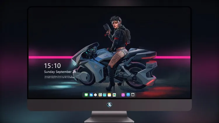
赛博朋克女孩 Bike4k