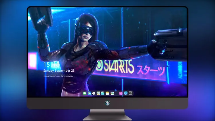 
赛博朋克女孩枪 4k电脑壁纸2020