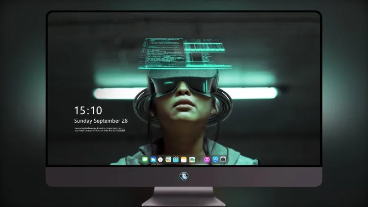 
赛博朋克 VR 女孩 科幻