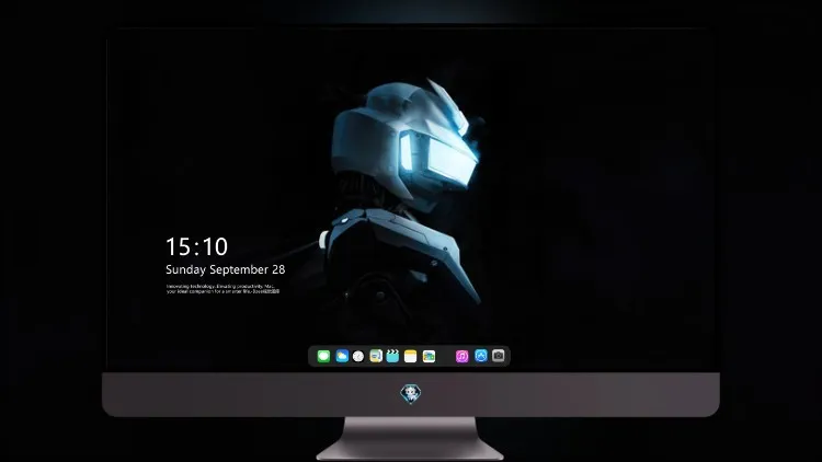 
Daft Punk Minimal Oled 5k壁纸超清桌面屏保