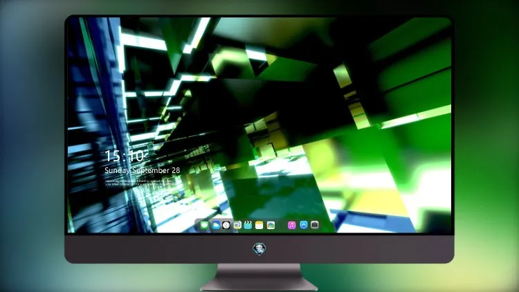 
深绿色隧道8k