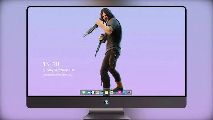 
达里尔·迪克森皮肤套装 Fortnite 4k电脑壁纸