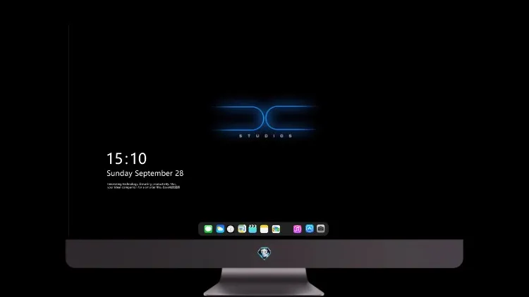 
DC Studios 标志 深色