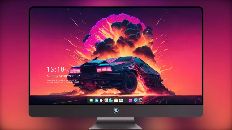 
德罗宁 Retrowave 汽车爆炸