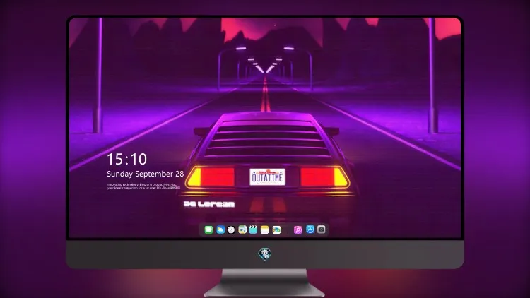 
德罗宁 Synthwave 4k电脑壁纸