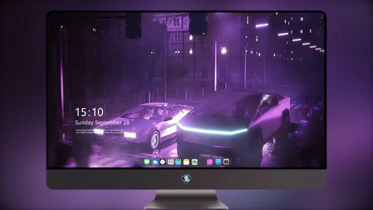 
Dmc Delorean 和 Tesla Cybertruck Neon Life