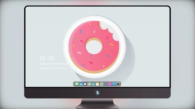 
甜甜圈极简主义 4k