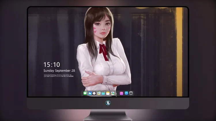 
Dva 守望先锋同人画 5k壁纸超清桌面屏保