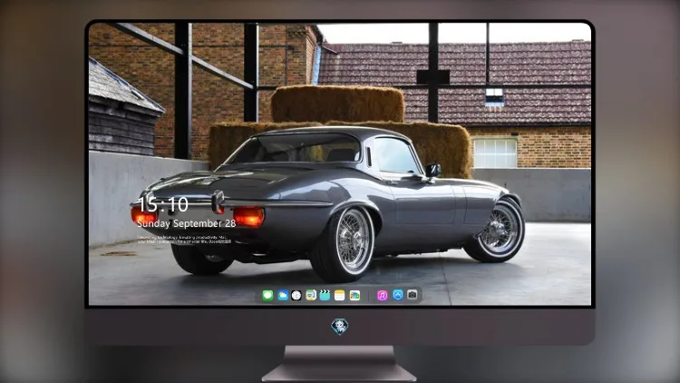 
E型英国捷豹S3 V12 2018后视图