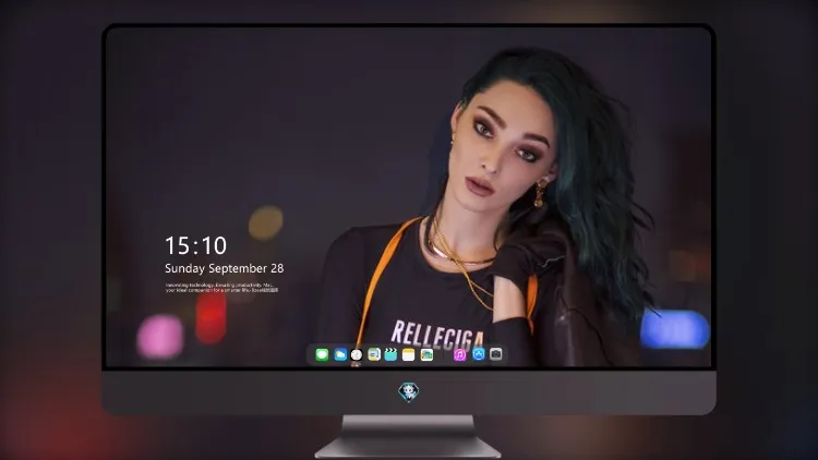 
艾玛·杜蒙 (Emma Dumont) 电脑桌面壁纸 FHM 中国杂志写真
