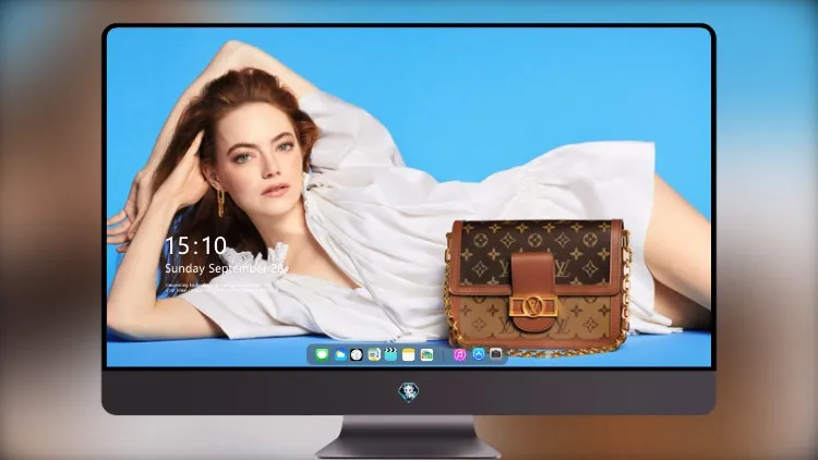
艾玛·斯通 (Emma Stone) 路易威登 Dauphine 包袋广告大片 2022