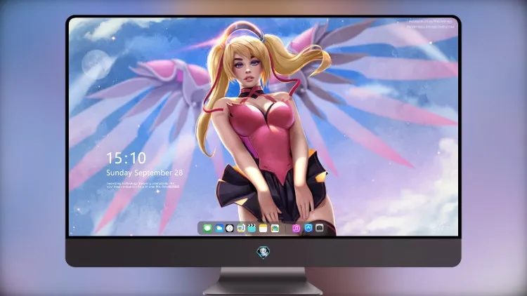 
守望先锋 Mercy 的粉丝艺术作品