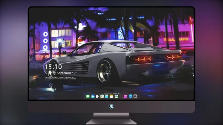 
法拉利 Testarossa 数字艺术