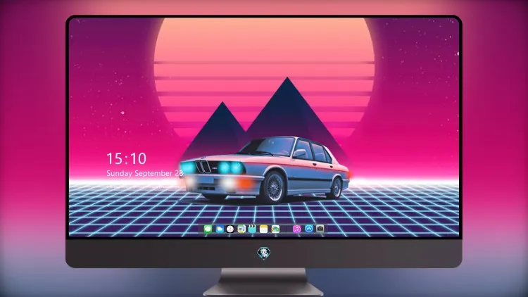 
喜欢宝马 Retrowave 4k电脑壁纸