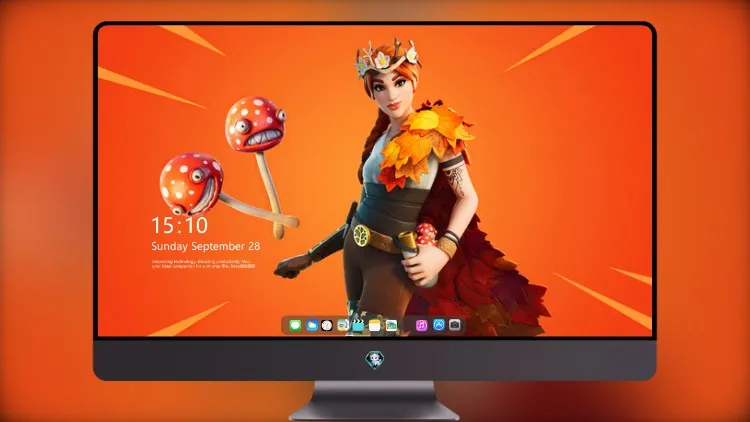 
Fornite 秋季女王套装 4k电脑壁纸