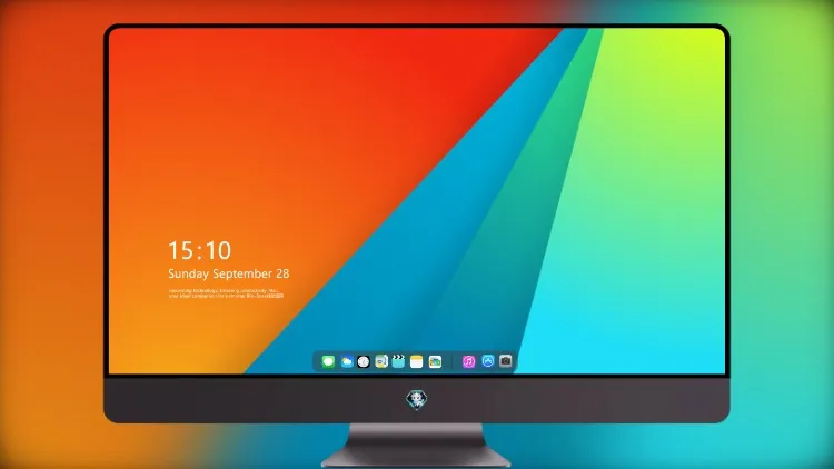 
几何渐变8k