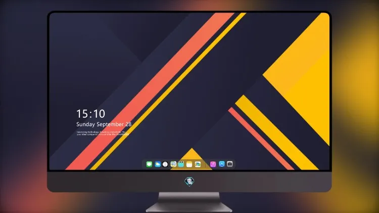 
几何材料黄蓝红4k