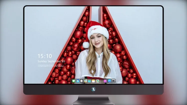
吉吉·哈迪德 (Gigi Hadid) 锐步圣诞活动