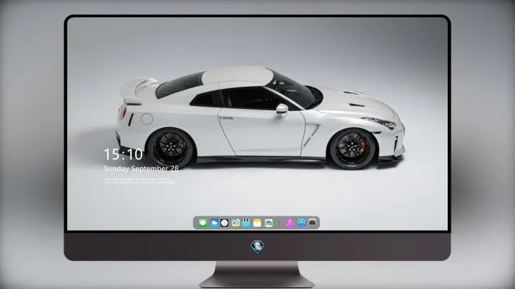 
哥斯拉白色日产 Gtr 2023