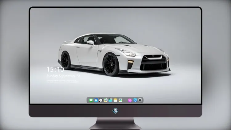 
哥斯拉白色日产 Gtr 5k壁纸超清桌面屏保
