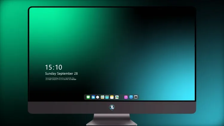 
绿色模糊渐变8k