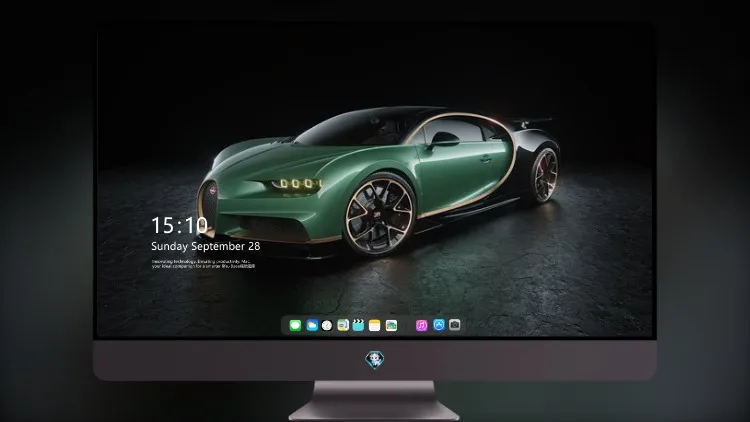 
绿色布加迪 Chiron CGI