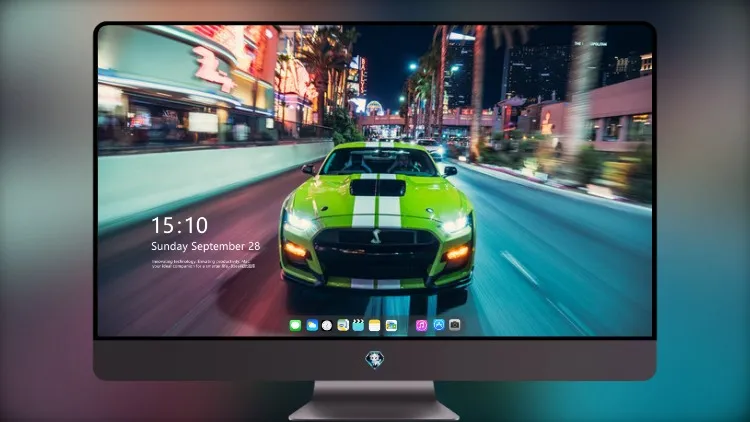 
绿色福特野马谢尔比 GT500 2020