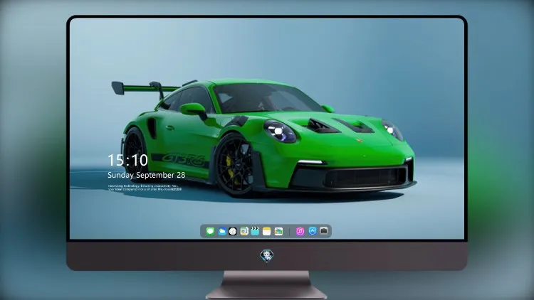 
绿色保时捷 911 GT3 Rs