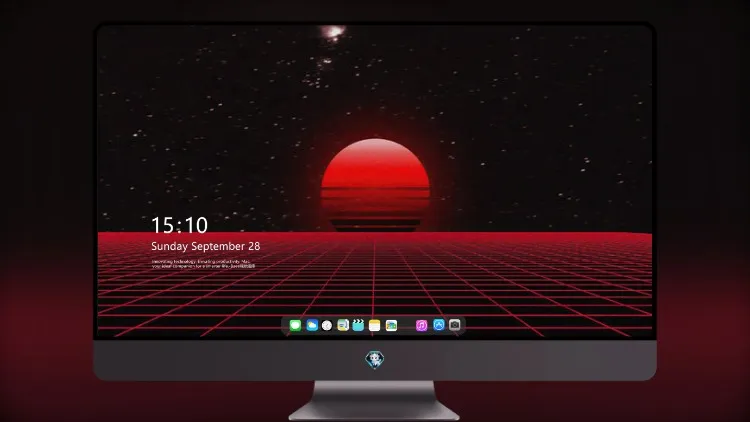 
网格抽象 Cgi 日落 4k电脑壁纸