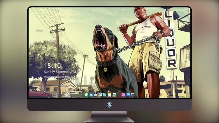 
Gta 5 富兰克林与罗威纳犬 8K超清图片素材