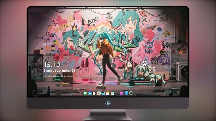 
初音未来双马尾辫