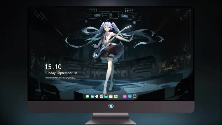 
初音未来 Vocaloid 动漫女孩