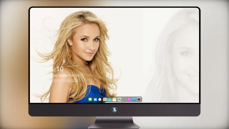
海顿·潘妮蒂尔 (Hayden Panettiere) 身穿蓝色连衣裙