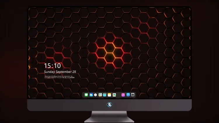 
六边形几何4k