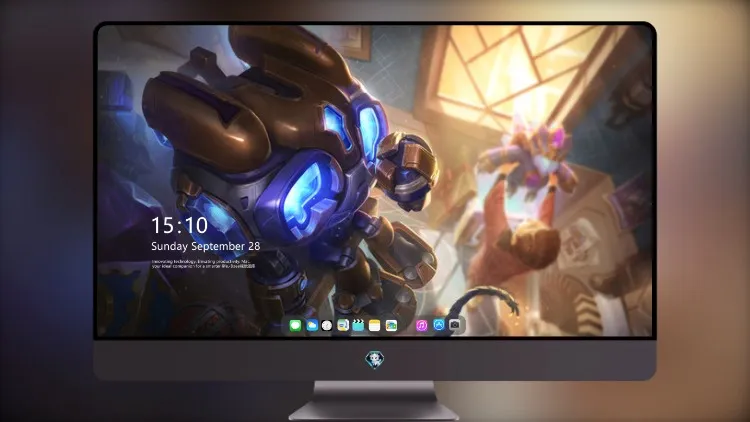
Hextech 阿木木英雄联盟飞溅艺术 4k电脑壁纸