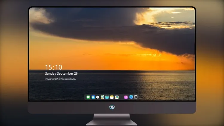 
地平线海天空云4k